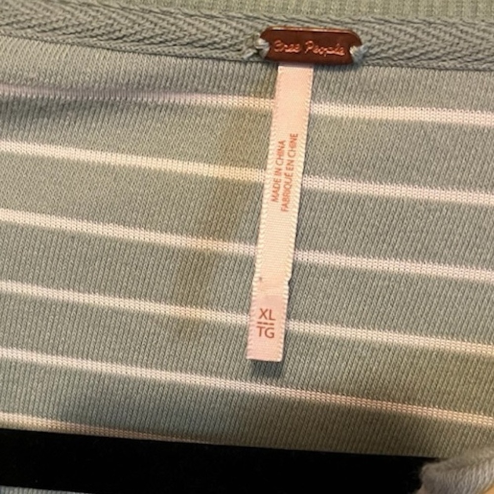 FREE PEOPLE MATILDA STRIPED TERRY CARDIGAN - Picture 16 of 16
